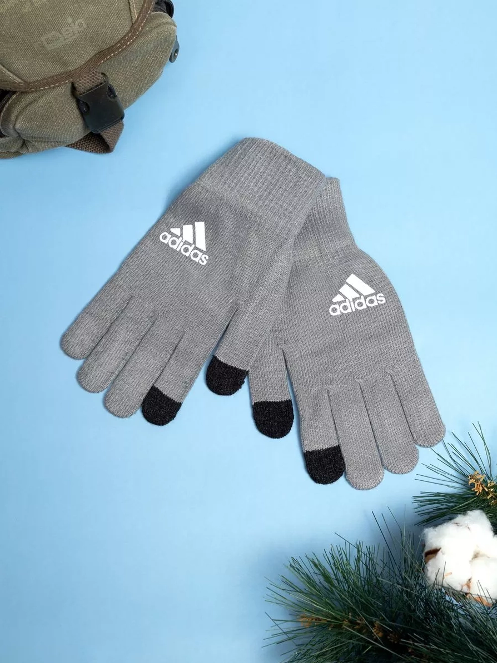 перчатки зимние трикотажные Adidas