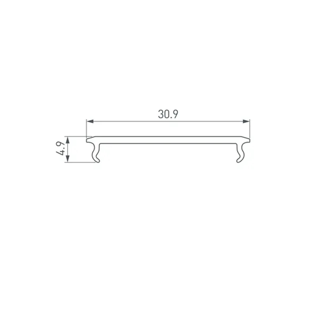 Экран SL-COMFORT-3551-2000 OPAL (Arlight, Пластик) 031760