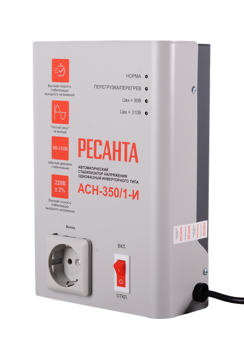 Стабилизатор напряжения АСН-350/1-И Ресанта