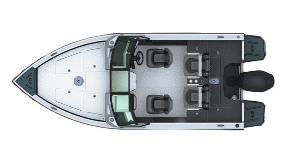 Катер-лодка алюминиевая SIBERIA S5 (mod 1)