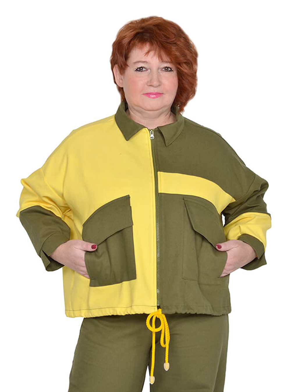 Ветровка джинсовая комбинированная