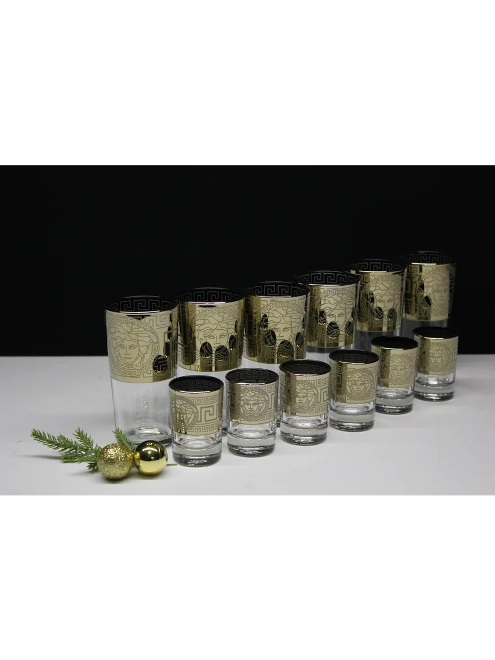 Набор 12 предметов стакан и стопка