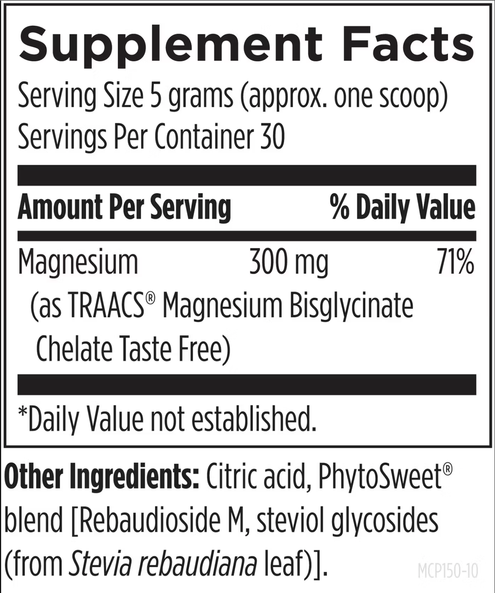 Designs For Health - Magnesium Glycinate Powder 150 gr