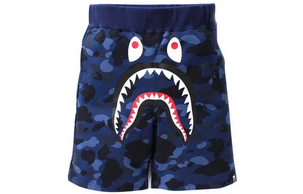 A Bathing Ape Color Camo Shark Sweat Шорты