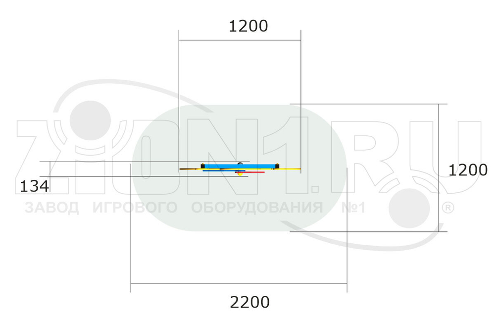 Игровая панель Будильник ИМ040 для детских площадок