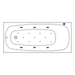 Акриловая ванна Excellent Layla Relax 180x80 WAEX.LAY18.RELAX