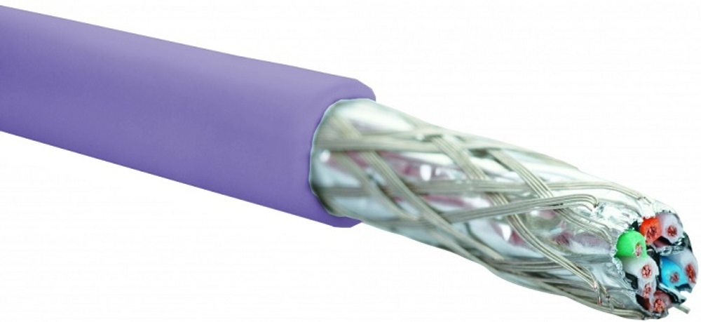 Кабель витая пара S/FTP 6a кат. 4 пары Eurolan 19C-SA-05VL-R500