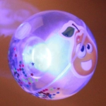 Мяч 6,5 см «Фрукты» (попрыгун с водой и подсветкой) СТИКЕР НА ВЛОЖЕНИЕ