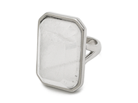 Перстень прямоугольный Кварц 30мм, разъемное