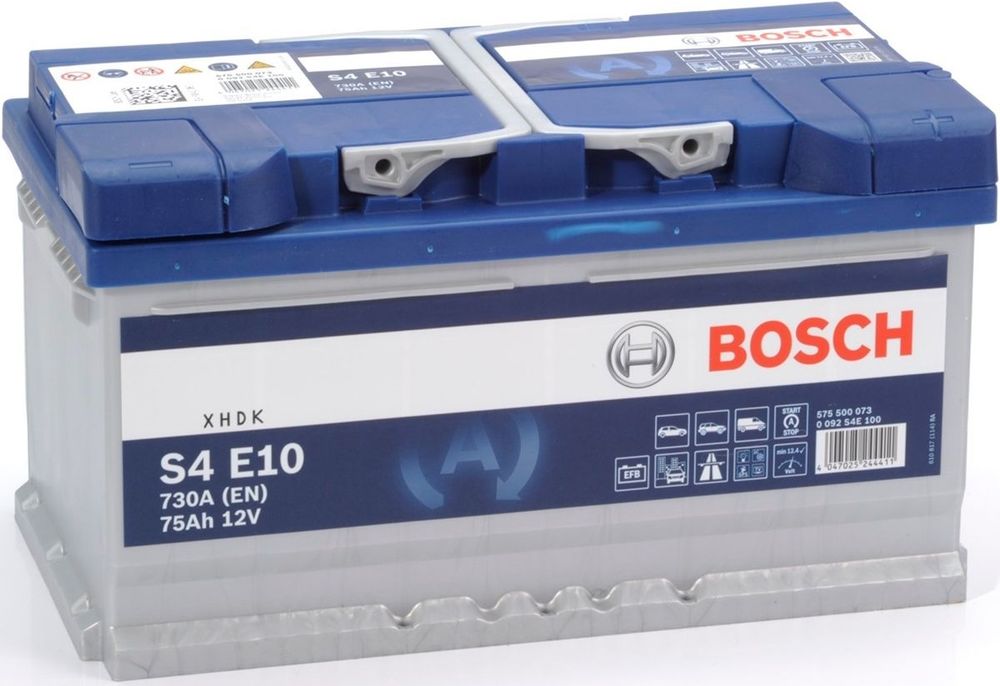 BOSCH S4 EFB 6CT- 75 аккумулятор