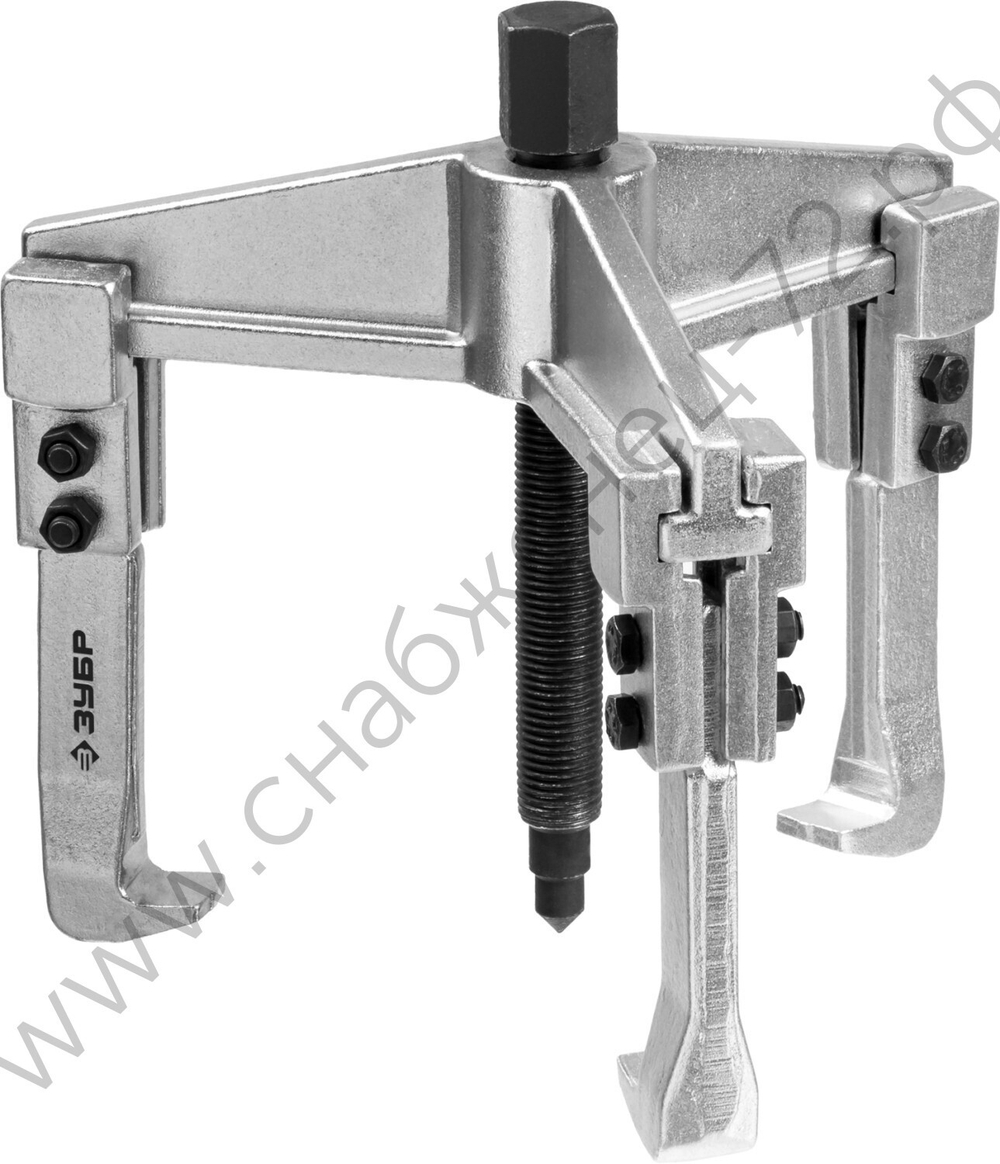 ЗУБР внешний d 30 - 130 мм, внутренний d 70 - 180 мм, раздвижной трехзахватный съемник, Профессионал (43312-180-090)