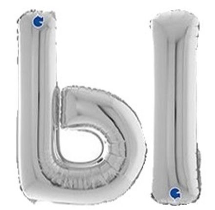 Буква "Ы" серебро 65 см