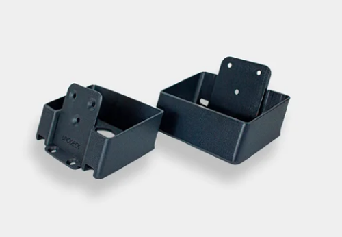 Крепеж перил наклонный Unodeck графит