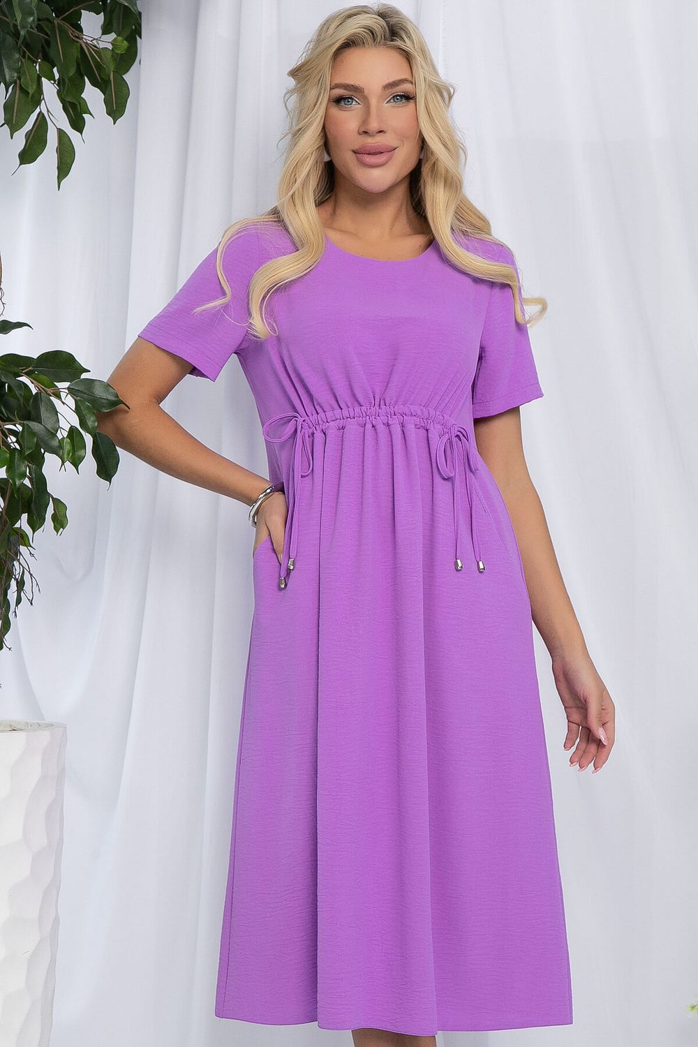 Платье Цветы Лета (сирень) П13058-18М LT Collection