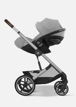 Cybex Детская коляска Balios S Lux BLK 2 в 1 цвет Stone Grey