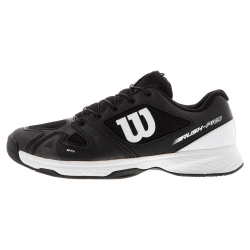 детские Кроссовки теннисные Wilson Rush Pro Junior QL - black/white/black