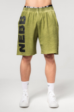 Шорты WASHED-OFF GYM SWEATSHORTS NO BS 367 Зеленые