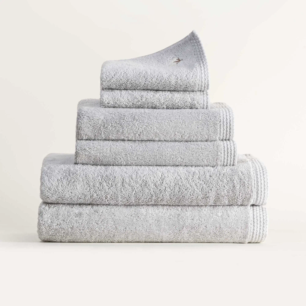 Полотенце из органического хлопка Pure Cotton 80х150 серый