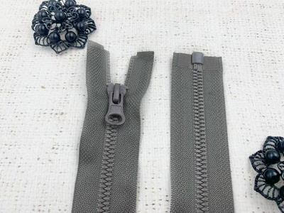 Молния трактор литая T5, L 85 см, серо-бежевый