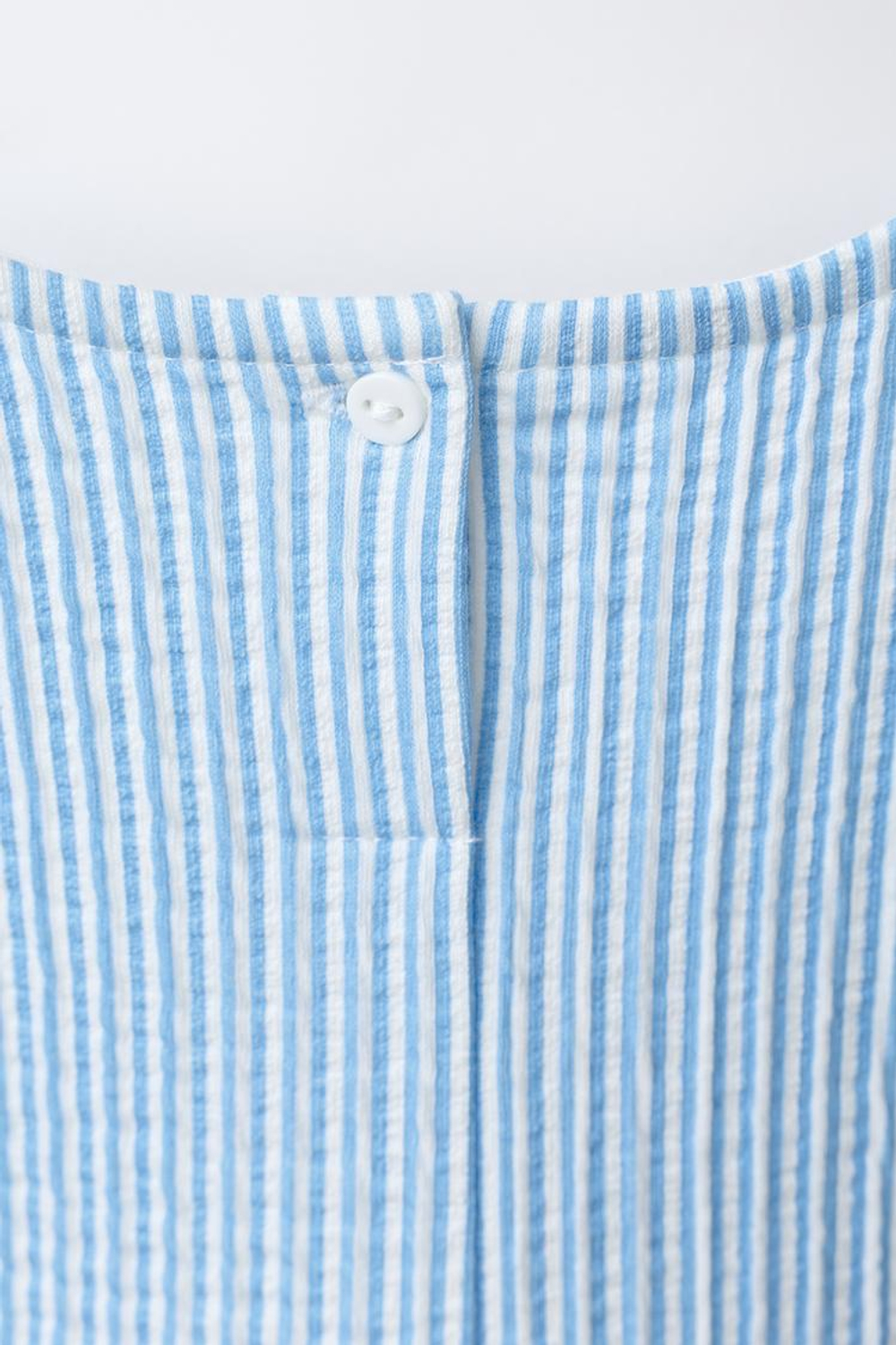 ZARA ПЛАТЬЕ В ПОЛОСКУ С СЕРДЦАМИ, СИНИЙ