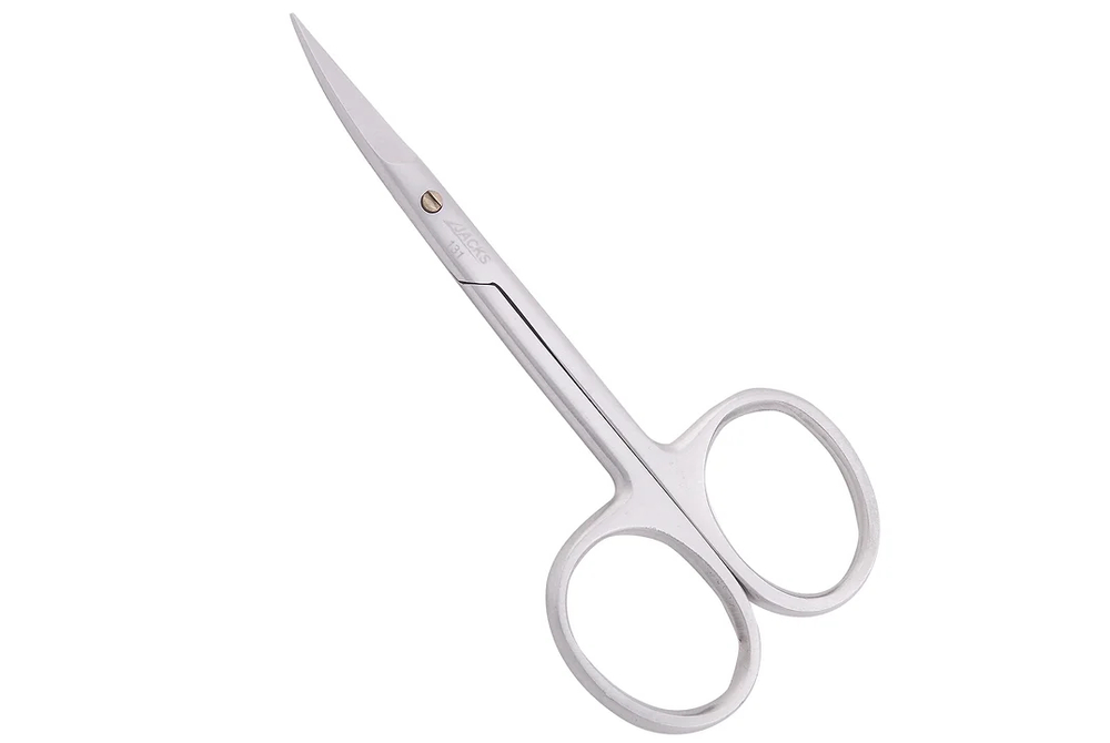 Solingen Professional Ножницы для кутикулы, загнутые, глянцевые, 10 см