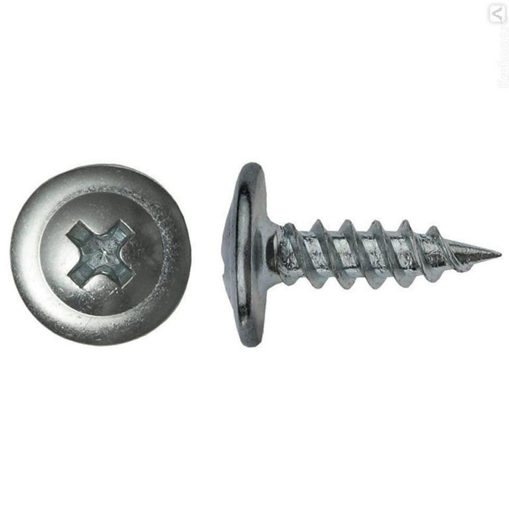 Саморез 4.2х41 мм с прессшайбой, цинк, острый (5 кг) STARFIX