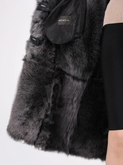 Дубленка зимняя натуральная с капюшоном длинная и теплая