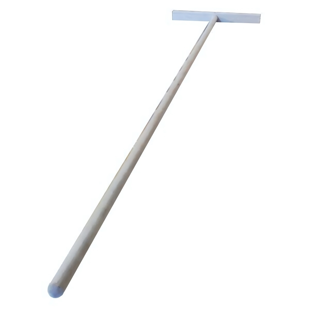 Швабра деревянная L=120 см D=25мм, длина основания 35 см