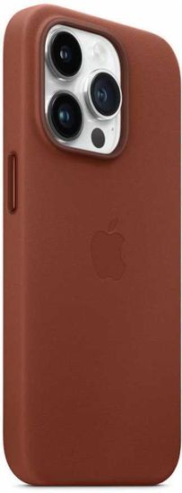Чехол Apple MagSafe для iPhone 14 Pro Max, кожа, коричневый