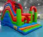 Надувная полоса препятствий «Цветное изобилие 2» 8*4*4 м