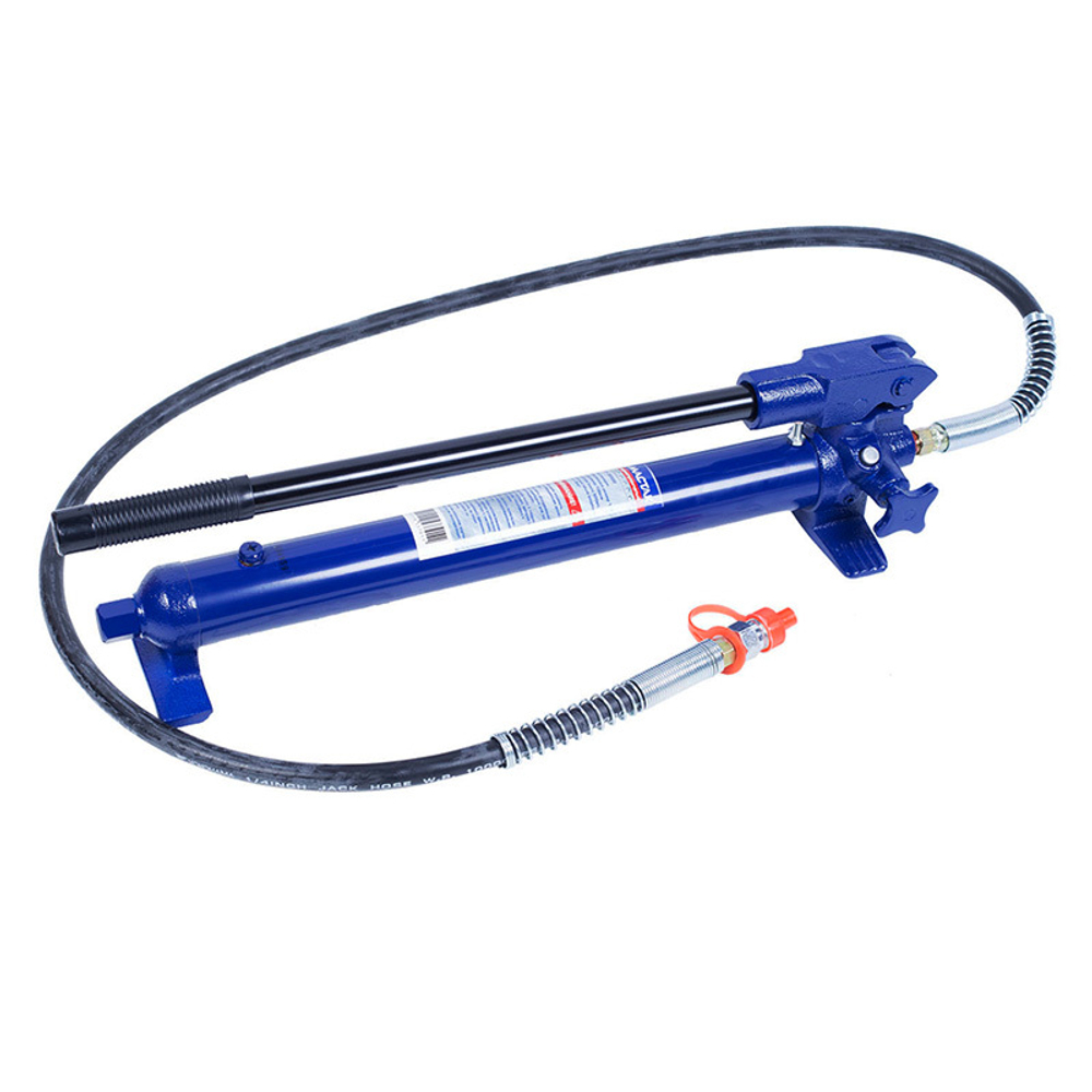 МАСТАК (751-00500K) Насос гидравлический ручной, 700 атм, шланг, переходник