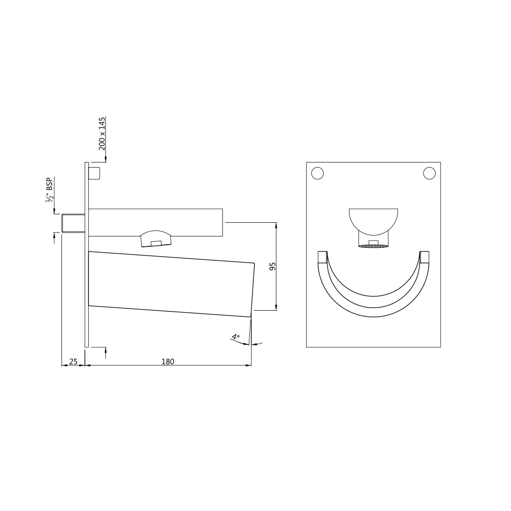 Верхний душ Artize CNF-CHR-69859