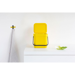 Ведро для мусора Sort&Go 3л Brabantia Желтое