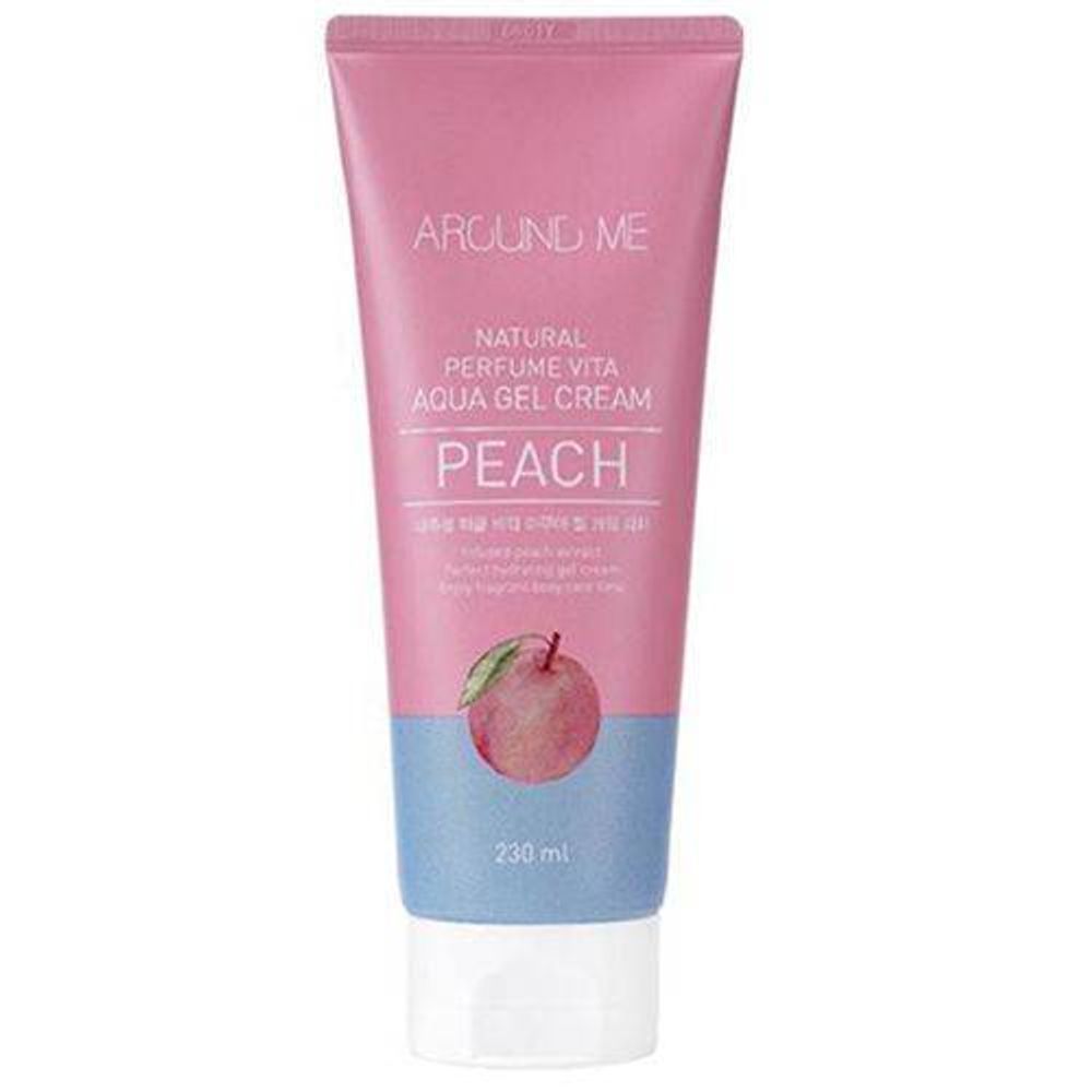 WELCOS Гель для душа с экстрактом персика Around me Natural Perfume Vita Body Wash Peach