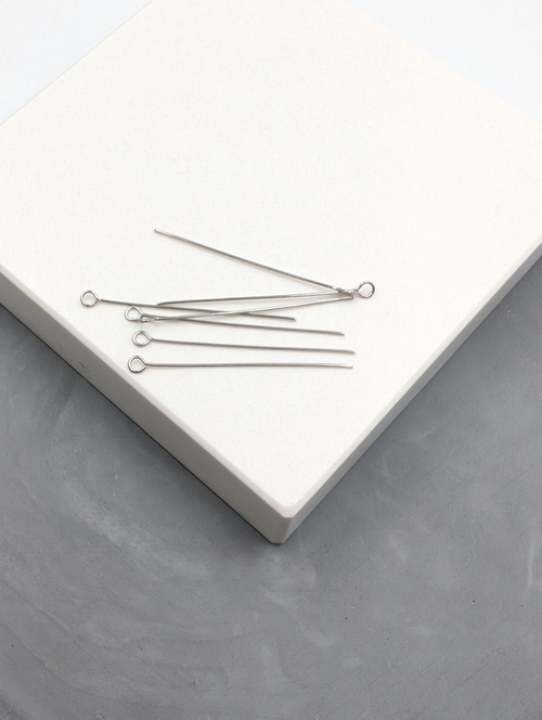 Пины с петлей нержавеющая сталь 0.6*40мм, 10шт