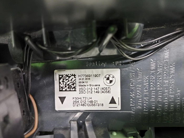 Фонарь левый внутренний BMW 3er F30 (2015-2020)