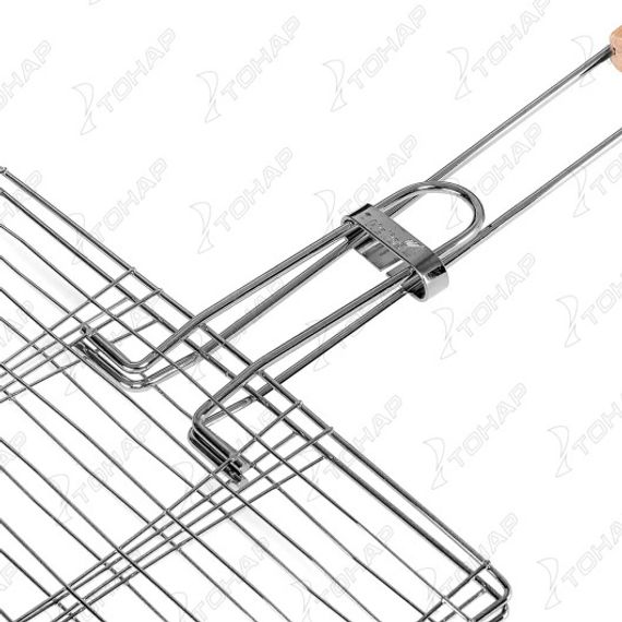 Решетка для барбекю для рыбы 62х28х28 см (HS-RB SY280) Helios
