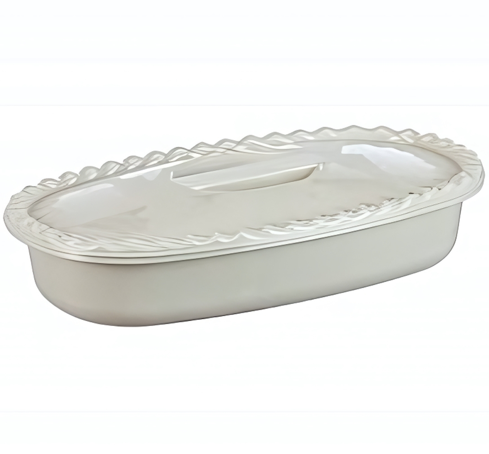 Миска прямоугольная 1,5л с крышкой М1322