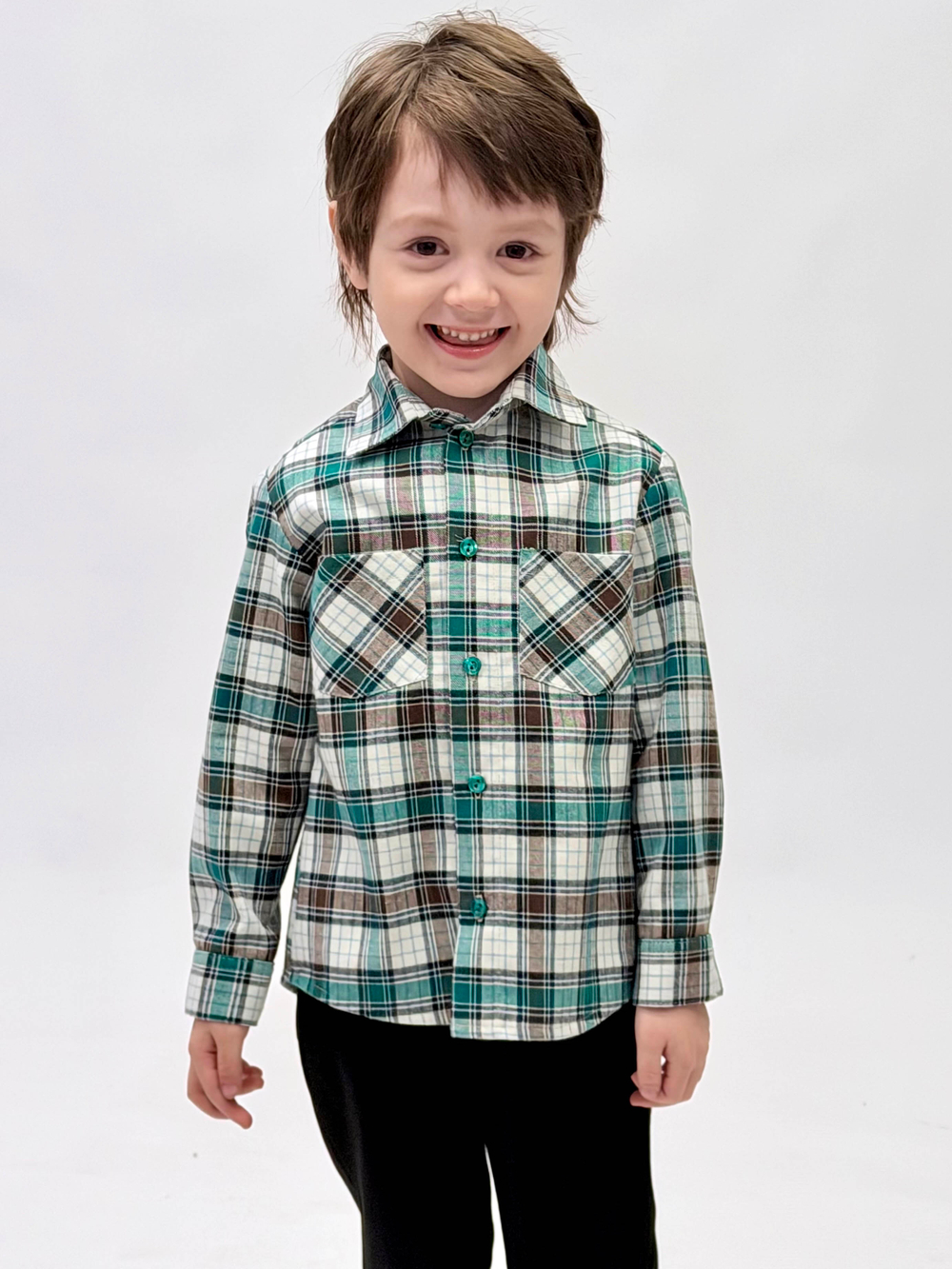 Сорочка для мальчика 3-8 лет