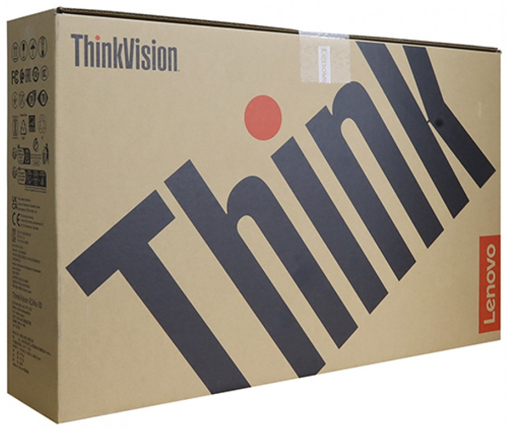 Монитор 23.8" Lenovo ThinkVision E24q-30 63ECGAT2EU черный