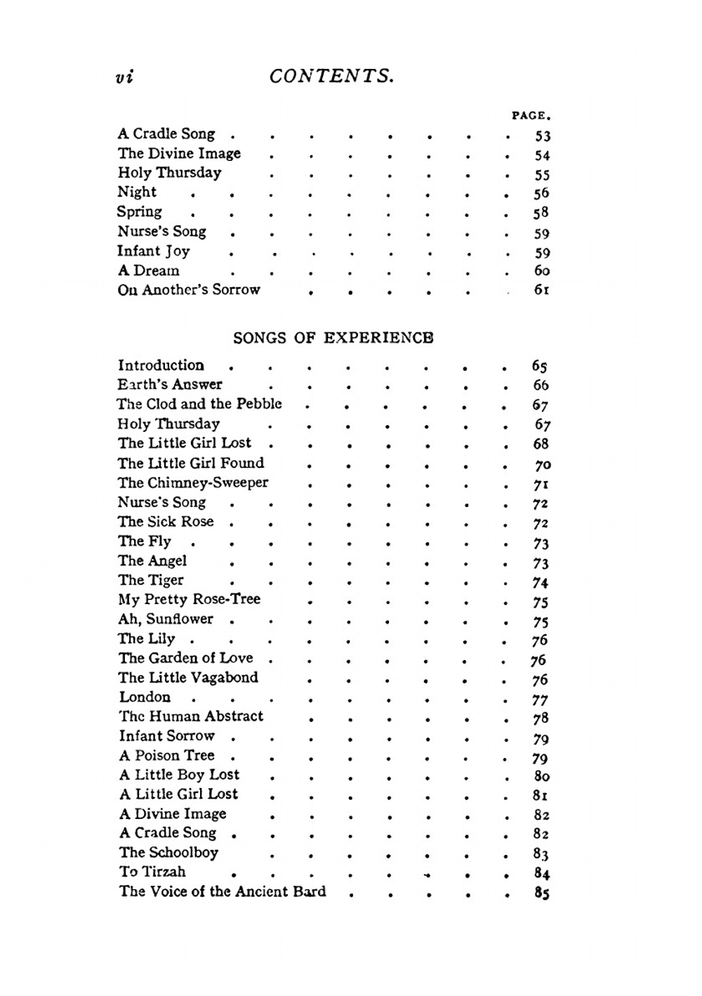 Poems of William Blake | William Blake