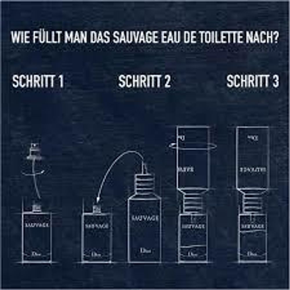 Christian Dior Sauvage Rechargeable Refillable