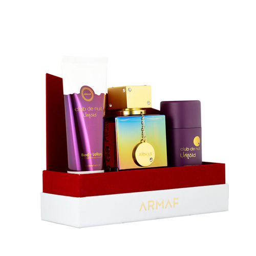 Armaf Club de Nuit Untold EDP 105 ml + DST 75 g + BL 100 ml (unisex)