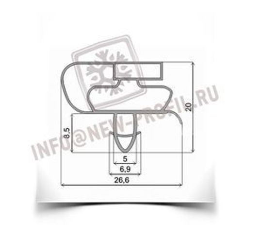 Уплотнитель для холодильника Атлант ХМ-6021 х.к 995*560 мм (021)