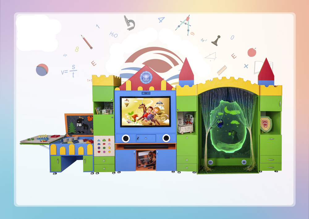 Многофункциональный логопедический комплекс Замок с волшебной комнатой из серии Кисельковое царство