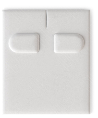 Вкладыш 09/наклонный/для серег/2 язычка/прорезь для нитки