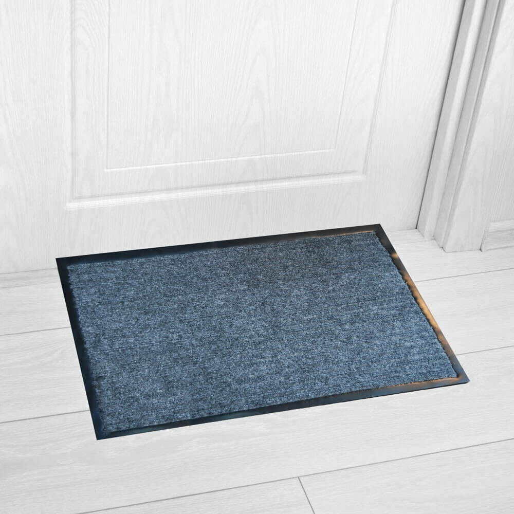 Коврик 40*60см влаговпитывающий ребристый, серый