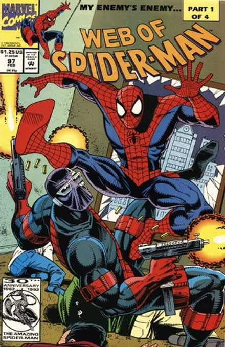 Комикс Web of Spider-Man #97-100 My enemy's enemy... parts 1-4