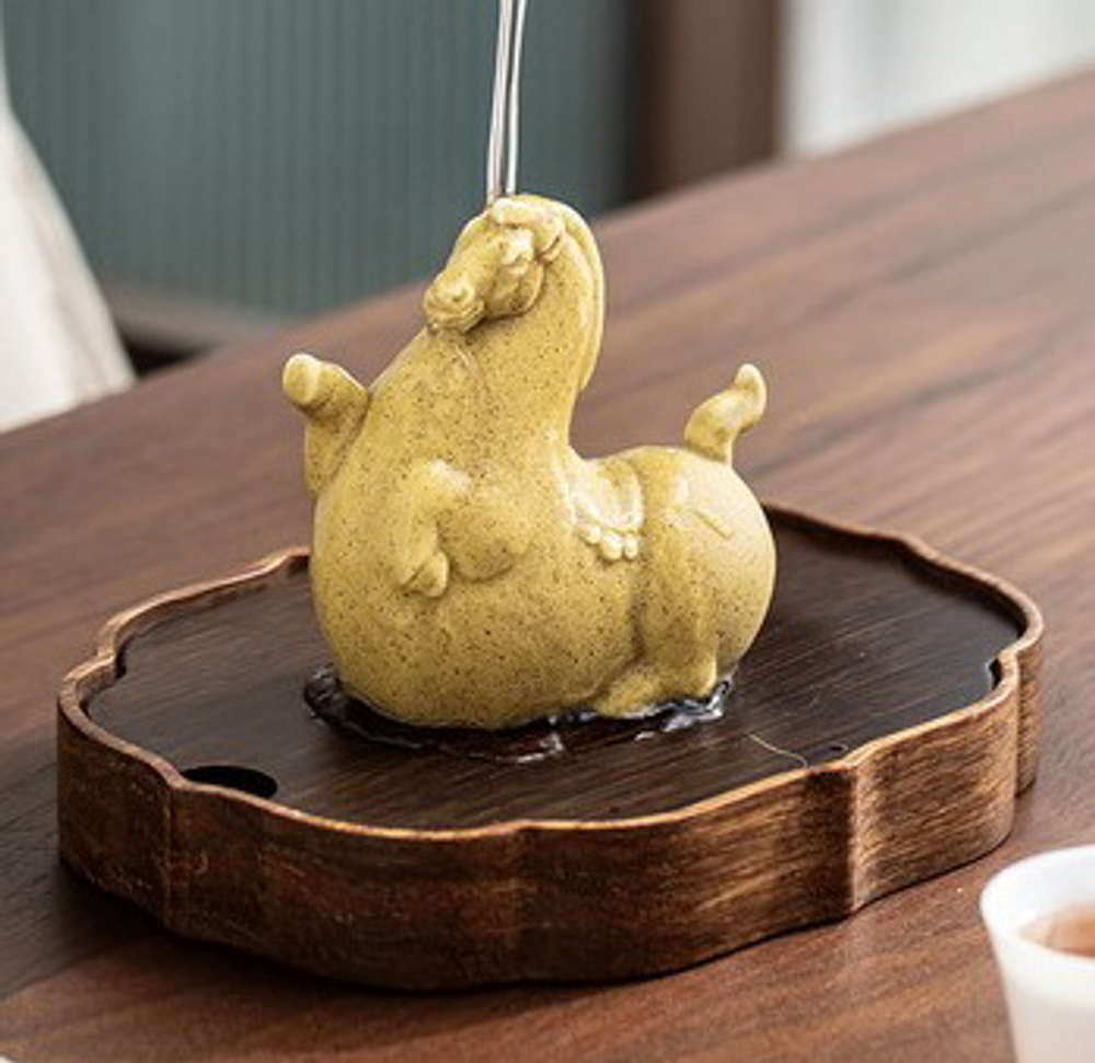 312010 Фигурка "Лошадь "Я худею"  h=9,5см, керамика