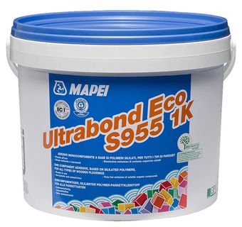 Мапеи Ultrabond Eco S955 1К однокомпонентный полиуретановый клей 15кг